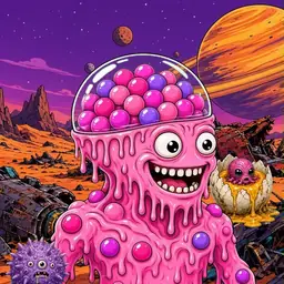 Oozlings #7988, Gumball Brain · Ship Junkyard