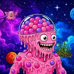 Oozlings #8023, Gumball Brain · Void Nebula