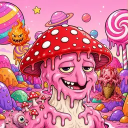 Oozlings #8033, Mushroom Head · Candy Planet