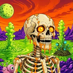 Oozlings #8039, Skull · Acid Lake