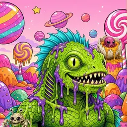 Oozlings #804, Swamp Fish · Candy Planet