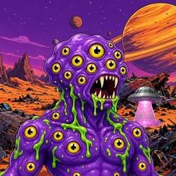 Oozlings #8045, Eyeball Cluster · Ship Junkyard