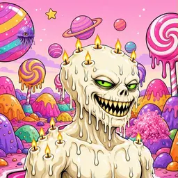 Oozlings #8073, Candle Wax · Candy Planet