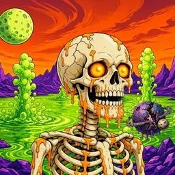 Oozlings #8078, Skull · Acid Lake