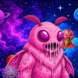Oozlings #8102, Mutant Moth · Void Nebula