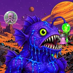 Oozlings #8109, Mutated Anglerfish · Ship Junkyard