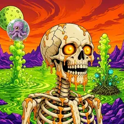 Oozlings #8132, Skull · Acid Lake