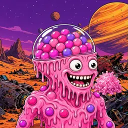 Oozlings #8138, Gumball Brain · Ship Junkyard