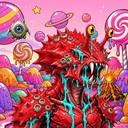Oozlings #8143, Crab · Candy Planet