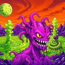 Oozlings #8153, Squid · Acid Lake