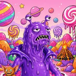 Oozlings #8155, Slug · Candy Planet