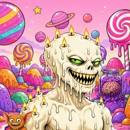 Oozlings #8177, Candle Wax · Candy Planet