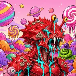 Oozlings #8212, Crab · Candy Planet