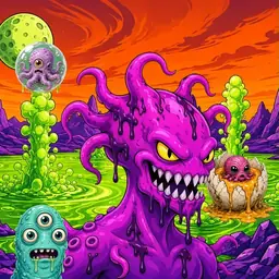 Oozlings #8248, Squid · Acid Lake