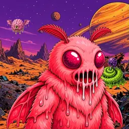 Oozlings #8251, Mutated Mutant Moth · Ship Junkyard