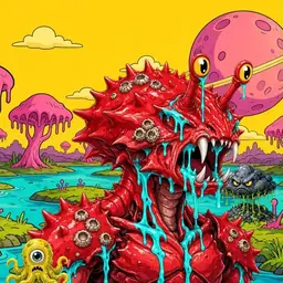 Oozlings #8256, Crab · Turquoise Swamp