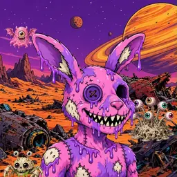 Oozlings #8261, Zombie Bunny · Ship Junkyard