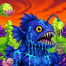 Oozlings #8264, Anglerfish · Acid Lake