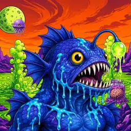 Oozlings #8283, Anglerfish · Acid Lake