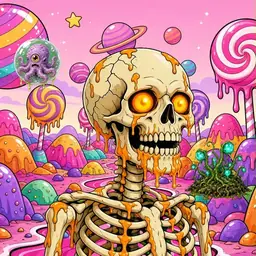 Oozlings #8291, Skull · Candy Planet