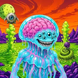 Oozlings #8293, Jellyfish Brain · Acid Lake