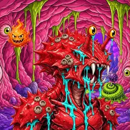 Oozlings #8301, Crab · Flesh Cave