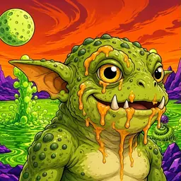 Oozlings #8311, Toad Goblin · Acid Lake
