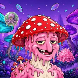 Oozlings #8321, Mushroom Head · Fungus Forest