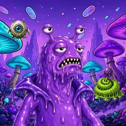 Oozlings #8324, Slug · Fungus Forest