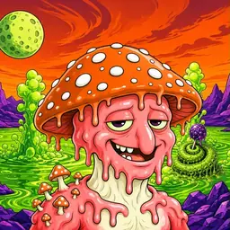 Oozlings #8327, Mutated Mushroom Head · Acid Lake