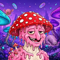 Oozlings #8331, Mushroom Head · Fungus Forest