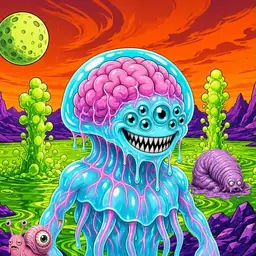 Oozlings #8379, Jellyfish Brain · Acid Lake