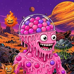 Oozlings #8381, Gumball Brain · Ship Junkyard