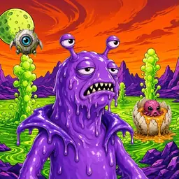 Oozlings #8401, Slug · Acid Lake