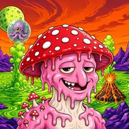 Oozlings #8430, Mushroom Head · Acid Lake