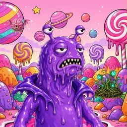Oozlings #8432, Slug · Candy Planet