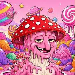 Oozlings #8457, Mushroom Head · Candy Planet