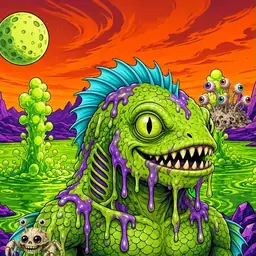 Oozlings #8466, Swamp Fish · Acid Lake