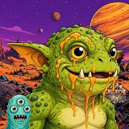 Oozlings #8484, Toad Goblin · Ship Junkyard