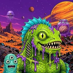 Oozlings #8489, Swamp Fish · Ship Junkyard