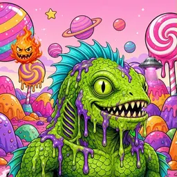 Oozlings #8497, Swamp Fish · Candy Planet