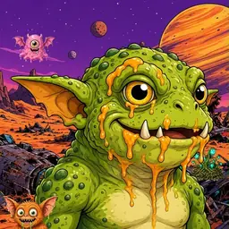 Oozlings #8502, Toad Goblin · Ship Junkyard