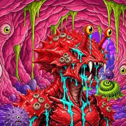 Oozlings #8503, Crab · Flesh Cave