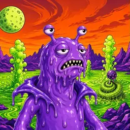 Oozlings #8540, Slug · Acid Lake
