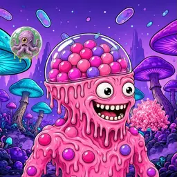 Oozlings #8570, Gumball Brain · Fungus Forest