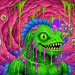 Oozlings #8587, Mutated Swamp Fish · Flesh Cave