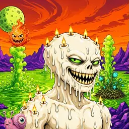 Oozlings #86, Candle Wax · Acid Lake