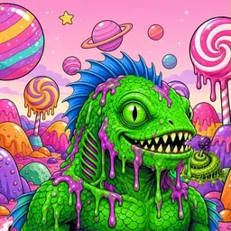 Oozlings #8609, Mutated Swamp Fish · Candy Planet