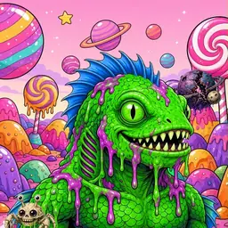 Oozlings #8620, Mutated Swamp Fish · Candy Planet