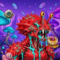Oozlings #8625, Crab · Fungus Forest